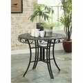 Comfortcorrect Ivy League Multi Use 2 Half Round Table, Mesa Brown CO292102